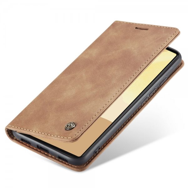 Google Pixel 6 Pro Etui Retro Flip Brun