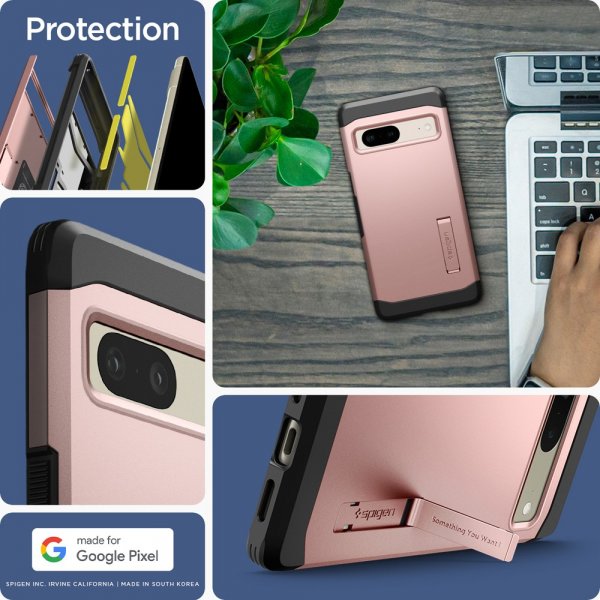 Google Pixel 7 Cover Tough Armor Roseguld