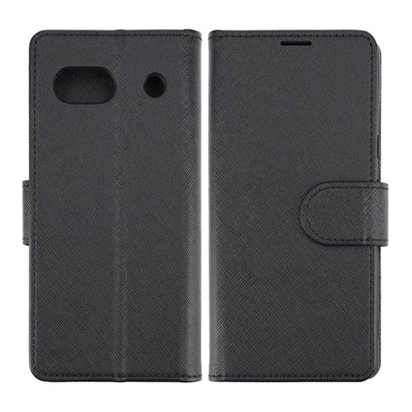 Google Pixel 7a Etui med Stativ Sort