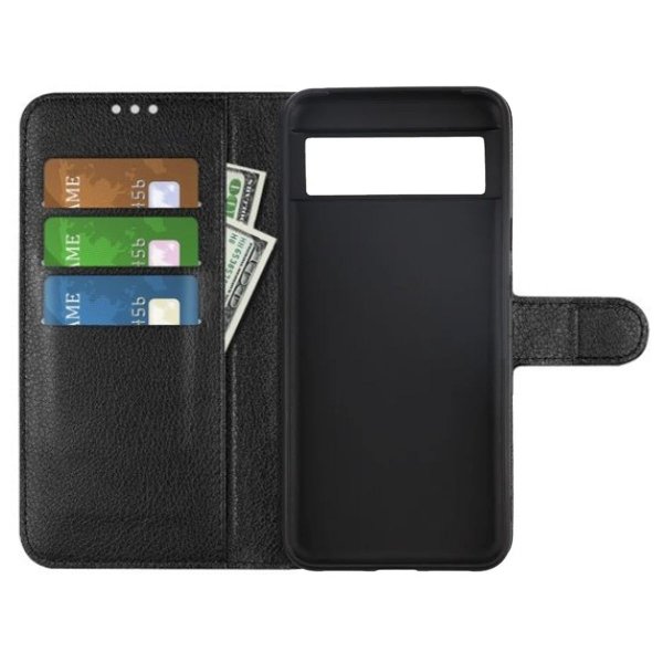 Google Pixel 8 Pro Etui med Stativ Sort