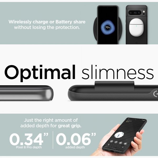 Google Pixel 8 Pro Cover Thin Fit Sort