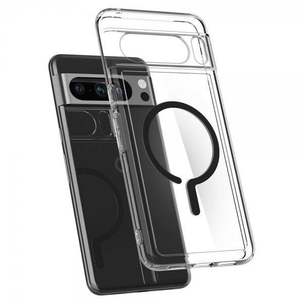 Google Pixel 8 Pro Cover Ultra Hybrid OneTap Ring MagFit Sort