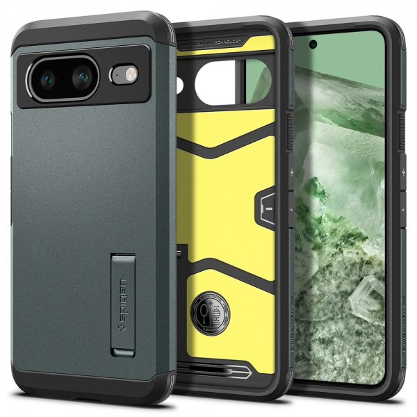 Google Pixel 8 Cover Tough Armor Abyss Green