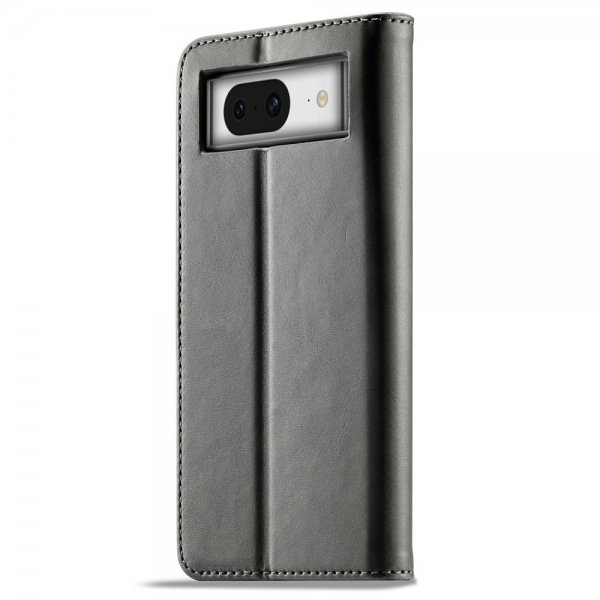 Google Pixel 8a Etui med Kortholder Stativfunktion Grå