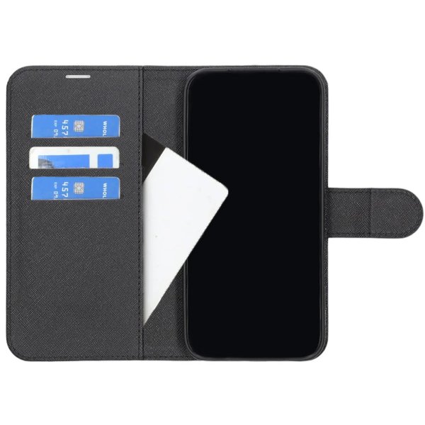 Google Pixel 8a Etui med Stativ Sort