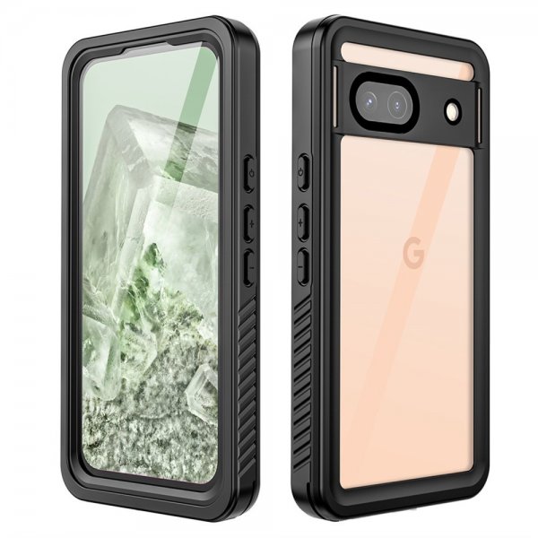 Google Pixel 8a Cover Vandtæt IP68 Sort