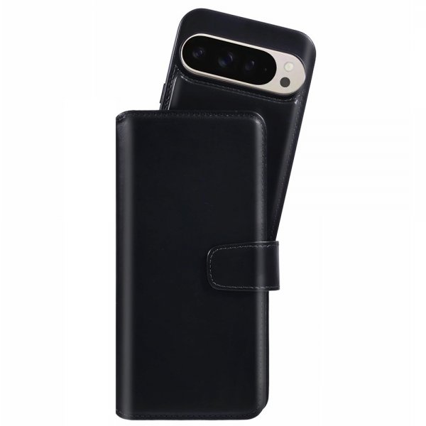 Google Pixel 9/Pixel 9 Pro Etui MagLeather Raven Black