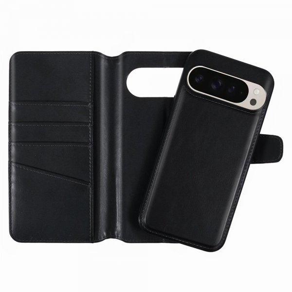 Google Pixel 9/Pixel 9 Pro Etui MagLeather Raven Black