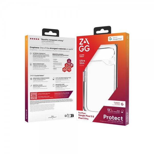 Google Pixel 9/Pixel 9 Pro Cover Crystal Palace Transparent