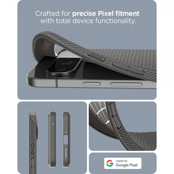 Google Pixel 9/Pixel 9 Pro Cover Liquid Air Marble Gray