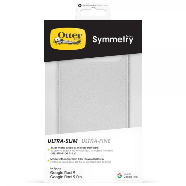 Google Pixel 9/Pixel 9 Pro Cover Symmetry Clear Stardust