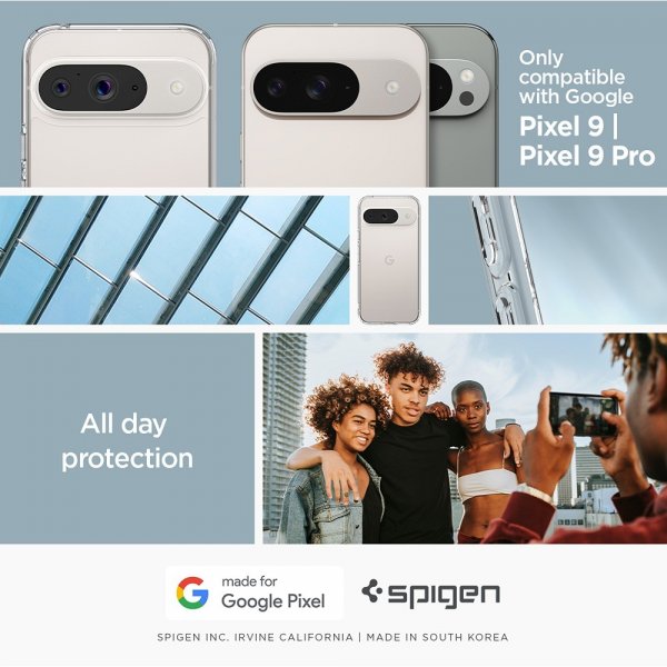 Google Pixel 9/Pixel 9 Pro Cover Ultra Hybrid Crystal Clear