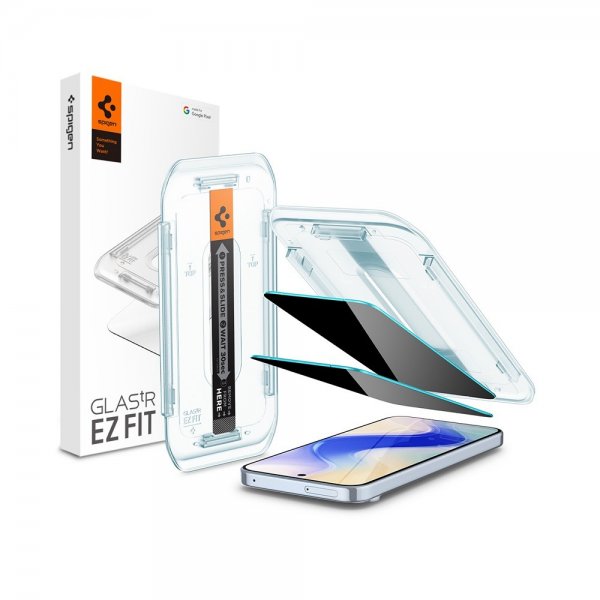 Google Pixel 9 Pro XL/Pixel 10 Pro XL Skærmbeskytter GLAS.tR EZ Fit Privacy 2-pak