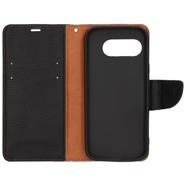 Google Pixel 9a Etui Kortholder til 2 kort Sort