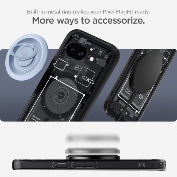 Google Pixel 9a Cover Ultra Hybrid Zero One MagFit Sort