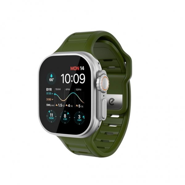 Apple Watch 44/45/46mm/Apple Watch Ultra Armbånd Journey Forest Green