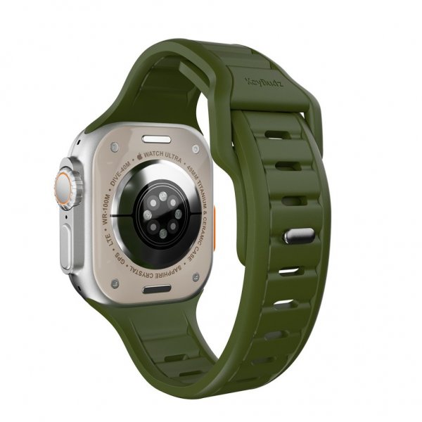 Apple Watch 44/45/46mm/Apple Watch Ultra Armbånd Journey Forest Green