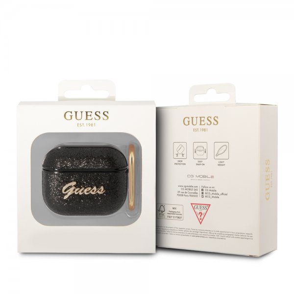 AirPods 3 Cover Glitter Flakes Sort