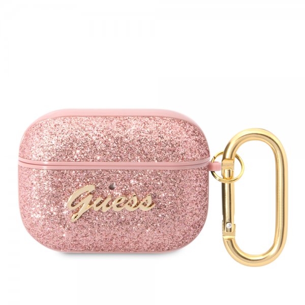 AirPods Pro Cover Glitter Flakes Lyserød