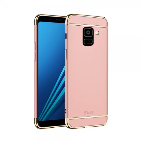 Guard Series Skal till Samsung Galaxy A8 2018 Pläterad Roseguld Guld