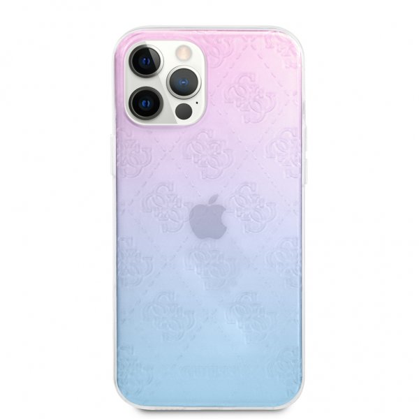 iPhone 12 Pro Max Cover 3D Raised Blå