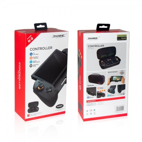 Håndholdt spilcontroller med etui til Nintendo Switch