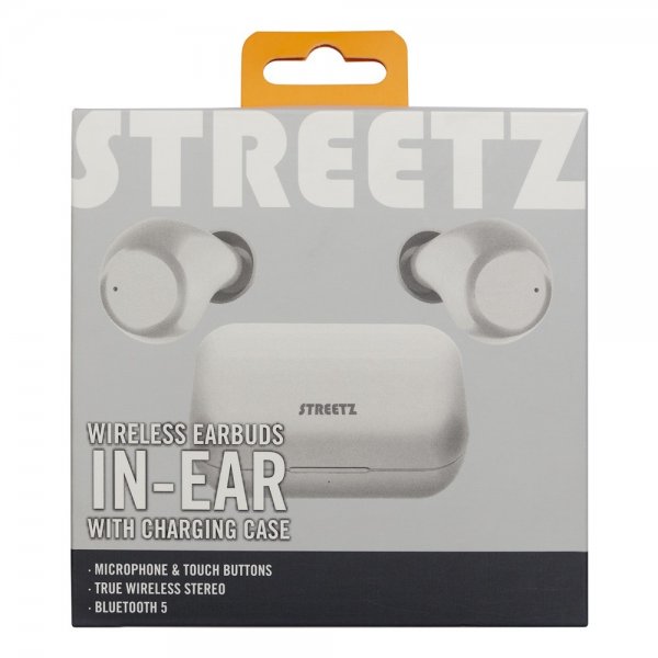 Høretelefoner T210 Wireless Earbuds In-Ear Hvid