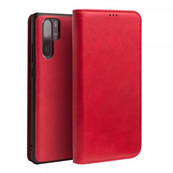 Huawei P30 Pro Etui med Kortholder Rød