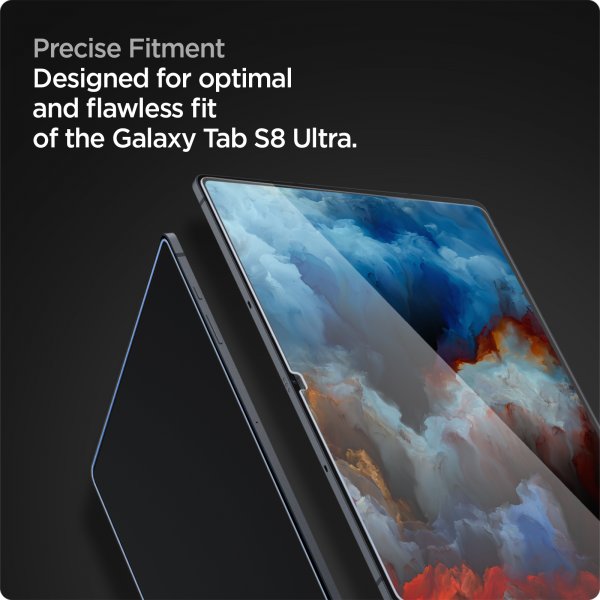 Samsung Galaxy Tab S8 Ultra Skærmbeskytter GLAS.tR EZ Fit