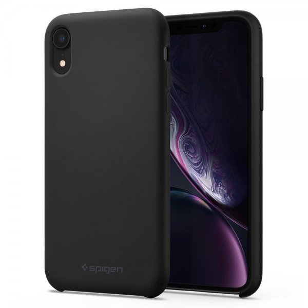 iPhone Xr Cover Silikoneei Fit Sort
