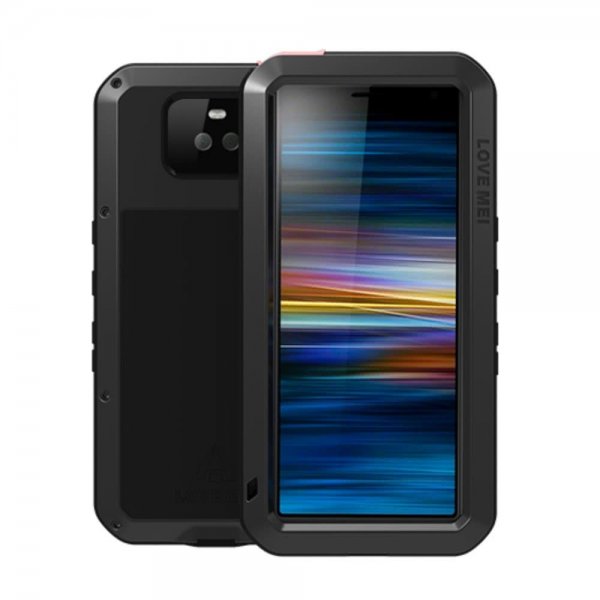 Sony Xperia 10 Cover Powerful Case Stødabsorberendet Sort