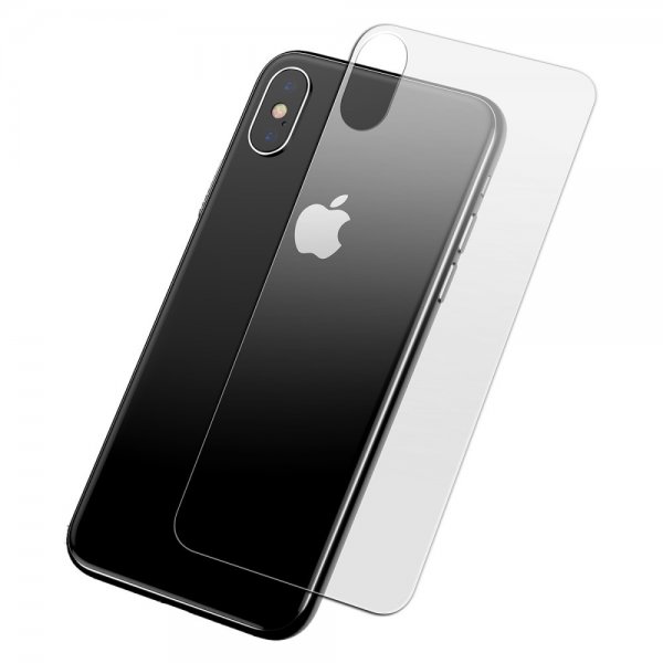iPhone Xs Max Baksidesskydd Hærdet Glas
