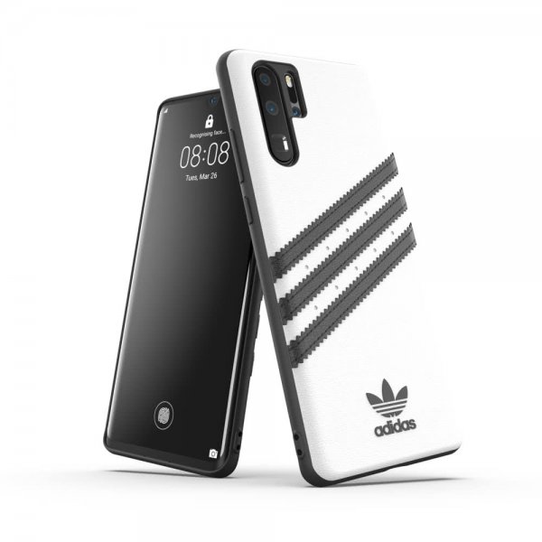 Huawei P30 Pro Cover OR Moulded Case PU FW19 Hvid Sort