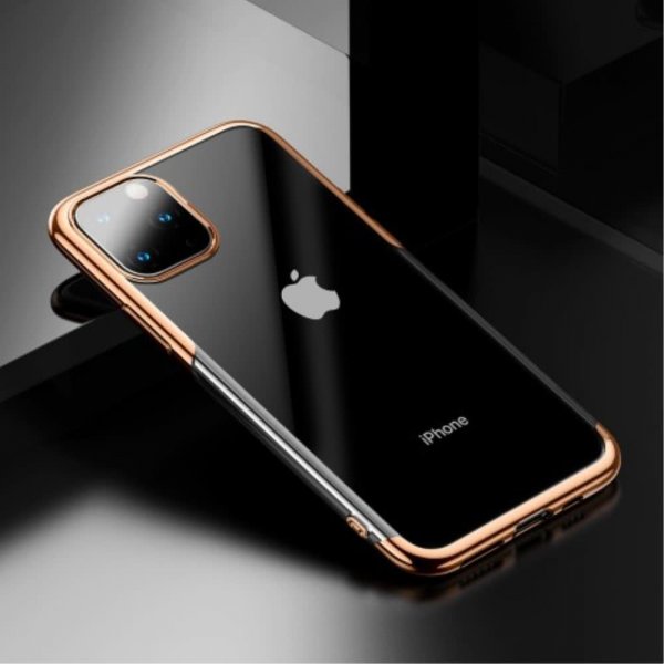 iPhone 11 Pro Cover Shining Series TPU Pletteret Guld
