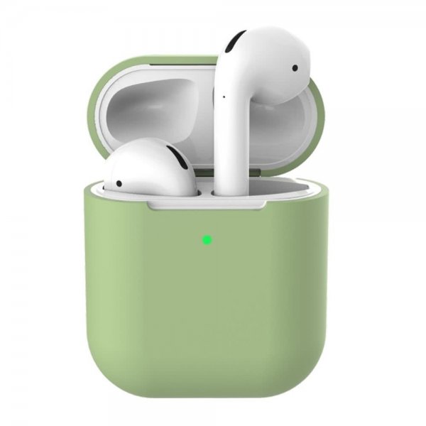 AirPods (1/2) Cover Silikonee Lysegrøn