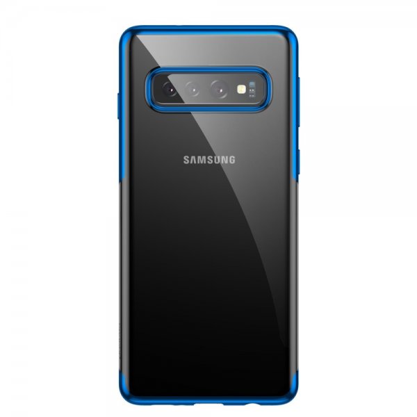Samsung Galaxy S10 Cover Shining Series Pletteret TPU Blå
