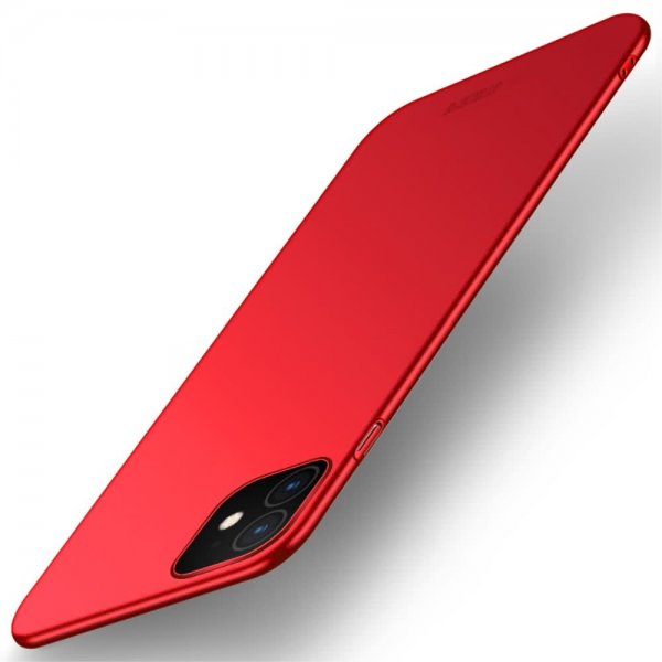 iPhone 11 Cover Shield Slim Hård Plastikik Rød