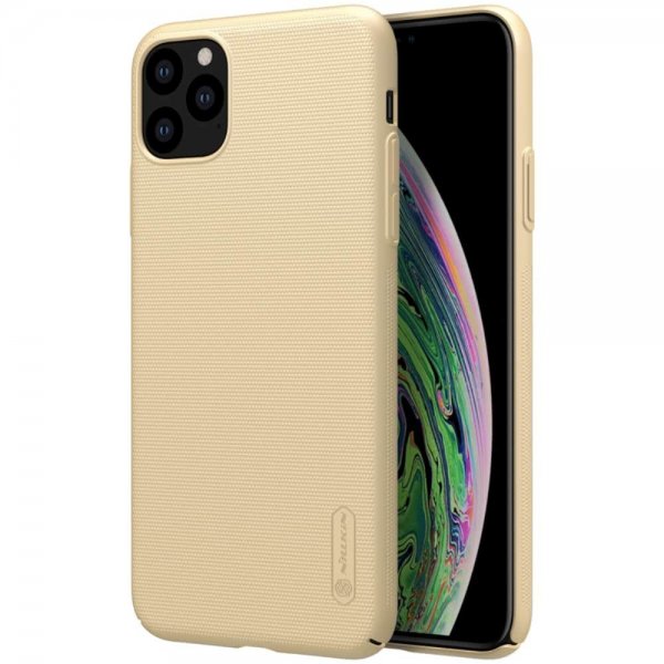 iPhone 11 Pro Max Cover Frosted Shield Hård Plastikik Guld