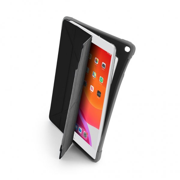 iPad 10.2 2019/2020 Origami Pencil Shield Taske Sort
