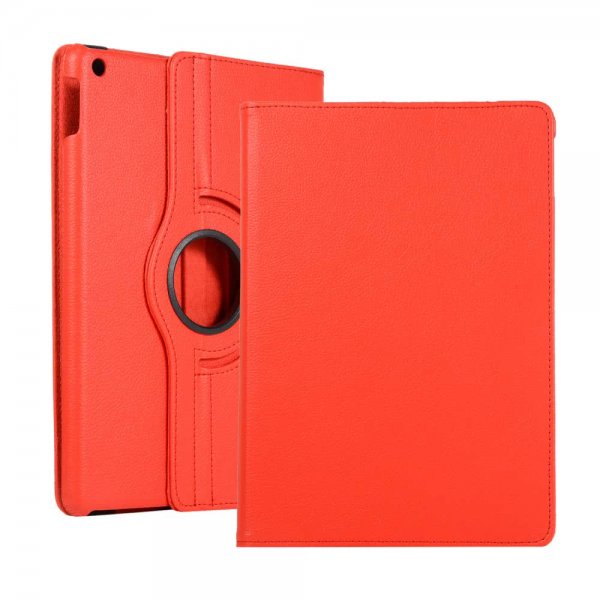 iPad 10.2 Etui 360 Grader Drejelig Rød