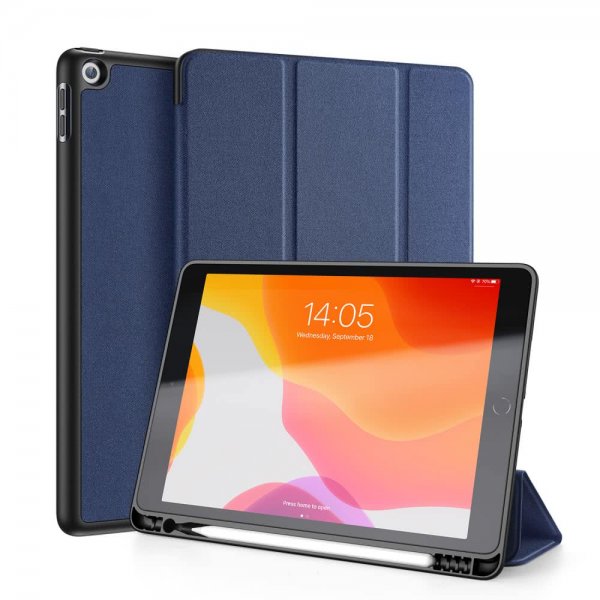 iPad 10.2 Etui Domo Series Mørkeblå