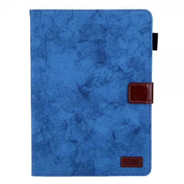 iPad 10.2 Etui Stentekstur Blå