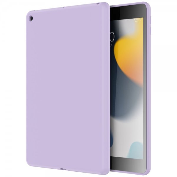 iPad 10.2 Cover Liquid Silicone Lilla