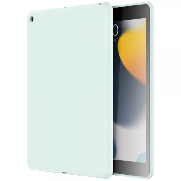 iPad 10.2 Cover Liquid Silicone Lyseblå