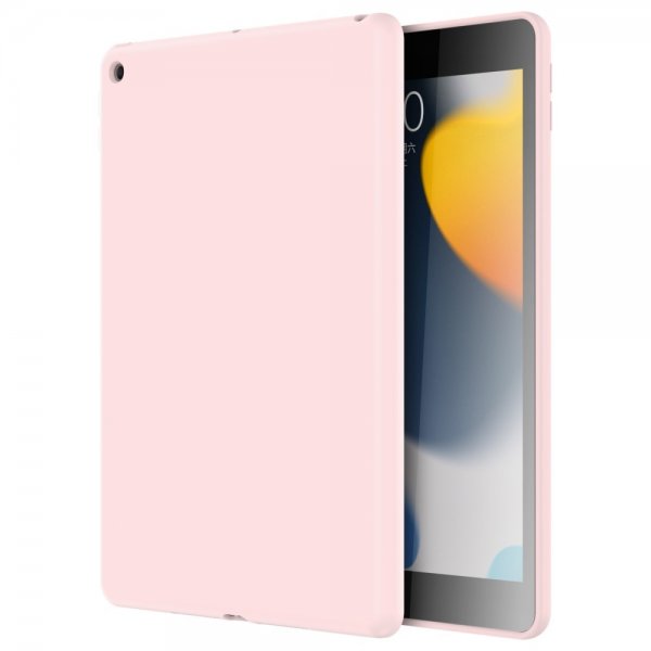 iPad 10.2 Cover Liquid Silicone Lyserød