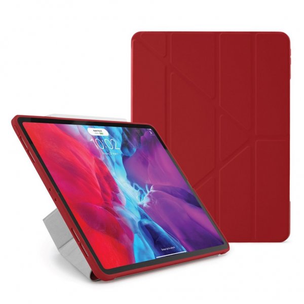 iPad Pro 12.9 2020 Origami Sag Rød