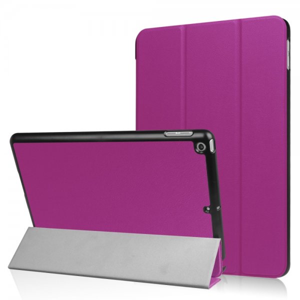 iPad 9.7 Foldelig Smart Etui Stativ Lilla