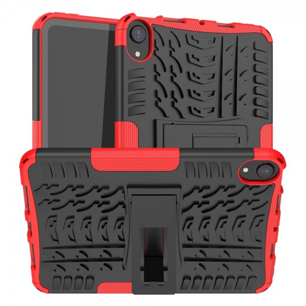 iPad Mini 2021 Cover Dækmønster Stativfunktion Rød