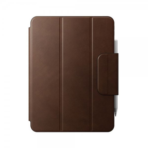 iPad Pro 11 (M4/M5) Etui Leather Folio Brun