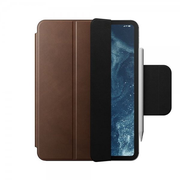iPad Pro 11 (M4/M5) Etui Leather Folio Brun